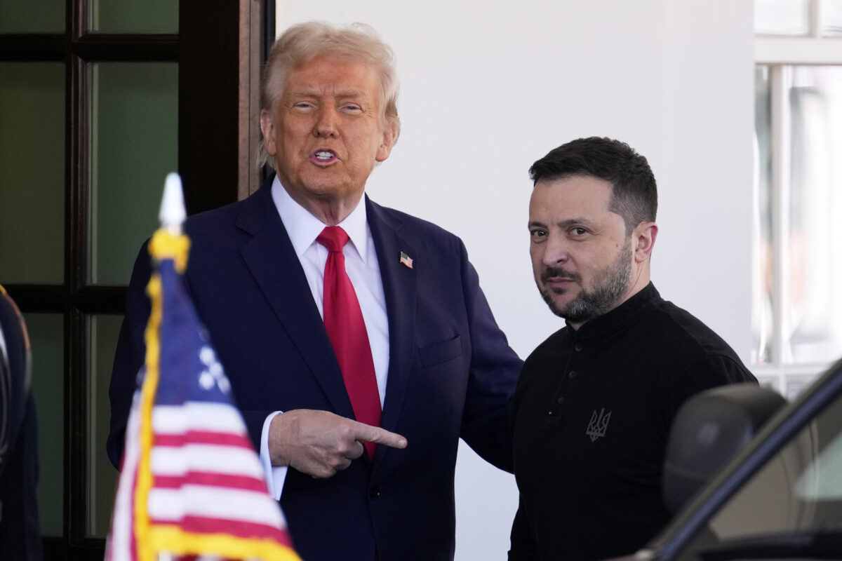 Trump and Zelensky