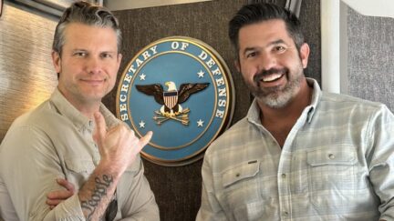 Pete Hegseth and Sean Parnell