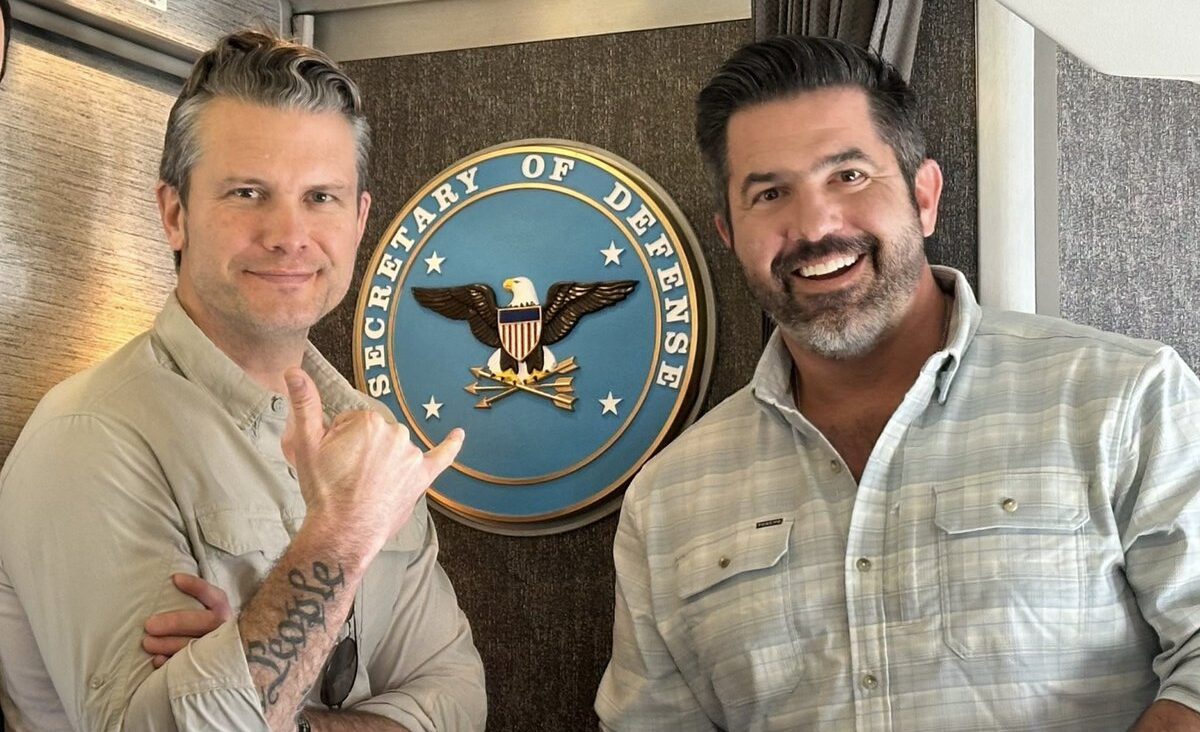 Pete Hegseth and Sean Parnell