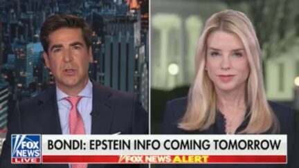 Jesse Watters and Pam Bondi