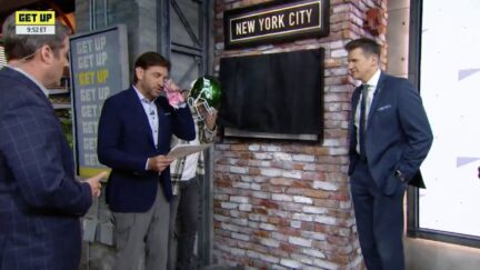 Get Up mourns over Aaron Rodgers jersey in studio