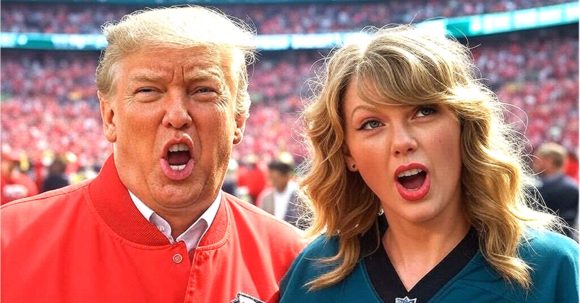 Trump White House Posts Sahara-Thirsty Taylor Swift Troll Amid Bombshell MSG Wedding to Travis Kelce
