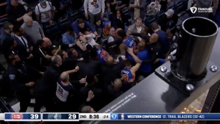 Pistons-Timberwolves Brawl