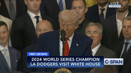 Los Angeles Dodgers visit President Donald Trump's White House