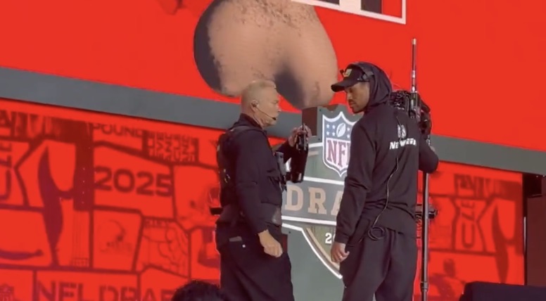Cleveland Browns Mercilessly Roasted Over NFL Draft Graphic That Looks Like Male Genitalia: ‘It Was Bouncing and Everything’