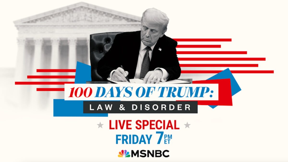‘Law & Disorder’: MSNBC’s Ari Melber to Host 100-Day Special on Trump’s Clashes With Judiciary