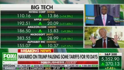 Peter Navarro Pushes Back On Charles Payne After Tariff Pause