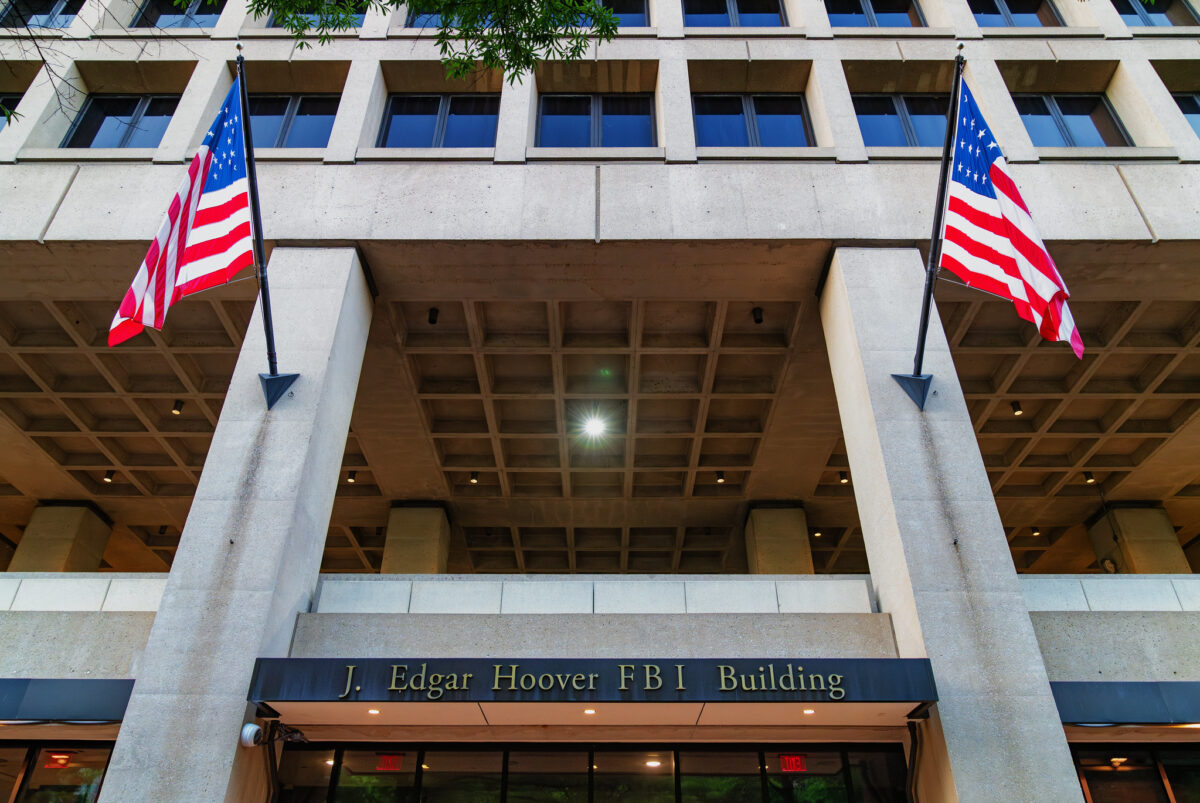 J. Edgar Hoover FBI headquarters building in Washington D.C.