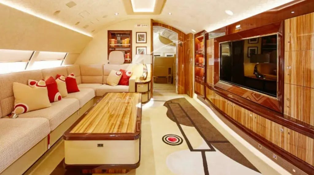 Inside King Donald’s sky palace