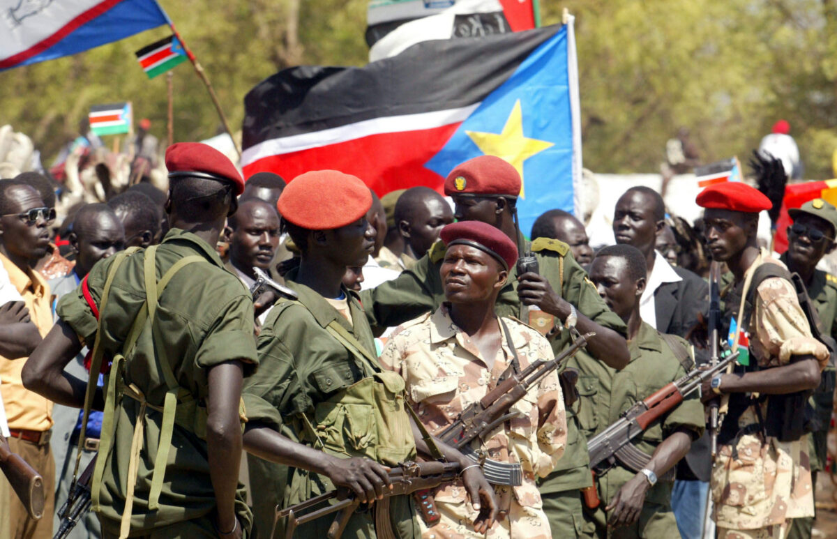 soldiers in South Sudan
