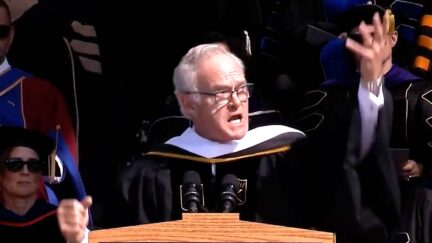 'Ignorance!' CBS Anchor Bombards Trump In New Clip From Viral Grad Speech You Haven't Seen