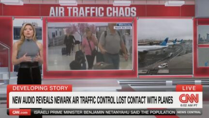 CNN airs audio of air traffic controller at Newark Airport
