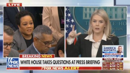 Yamiche Alcindor and Karoline Leavitt