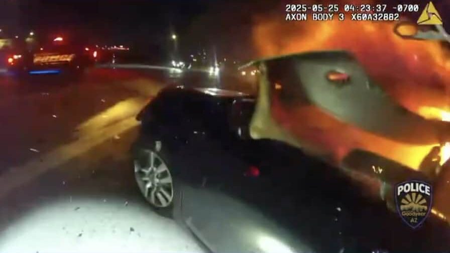WATCH: Stunning Body Cam Footage Shows Arizona Cop Rescuing Fire Captain’s Daughter from a Burning Car