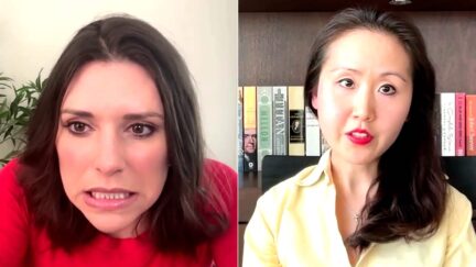 Tara Palmeri Busts MAGA Convert Lindi Li With Real Time Fact-Check Of Verbal Abuse Claim