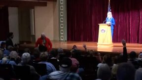Town Hall Erupts Over Provision Letting Trump 'Void Elections' — Which Doesn't Exist