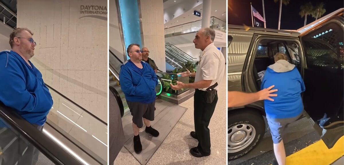 Matthew Moulton taken into custody at Daytona airport 