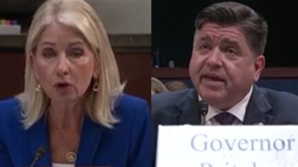 Mary Miller and JB Pritzker