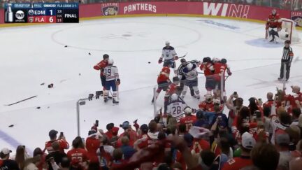 Oilers-Panthers fight