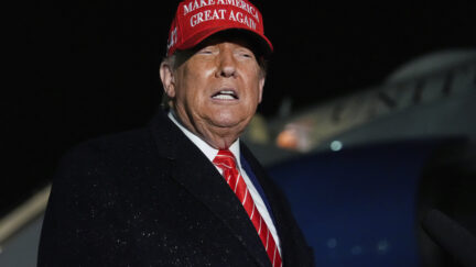Donald Trump in MAGA hat