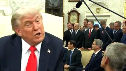 Trump Sneaks Stolen Election Lie Into Presser-Closing Rant