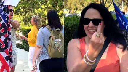 Women Flip Off Trump Fans Screaming 'BABY KILLERS!' At Anti-Trump Town Hall