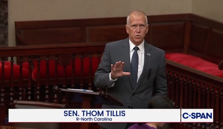 Sen. Thom Tillis Says He Won't Run for Reelection in 2026
