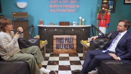 Theo Von Informs JD Vance of Trump/Musk War In Real Time