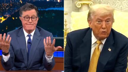 Audience Jeers As Colbert Drops Cancellation News Amid Trump Rumors