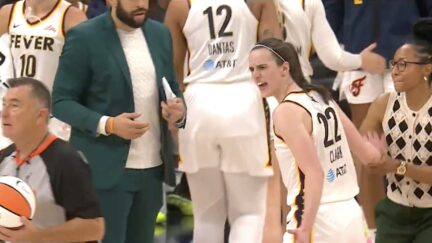 Caitlin Clark gets into argument with referee