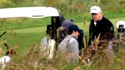 Trump Cranks Showtunes To Drown Out Epstein Grilling In Comical Scene