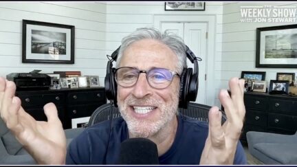 Jon Stewart Revels Over Epstein Backlash
