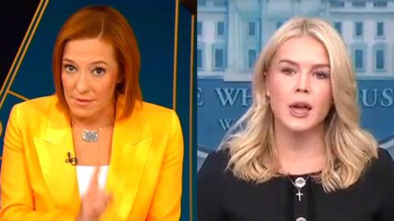 MSNBC's Jen Psaki Hits Back At Trump Spox In Mock Briefing Bit