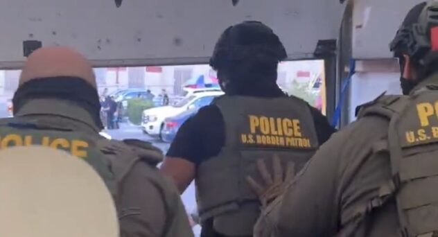 DHS agents conduct immigration raid in Los Angeles