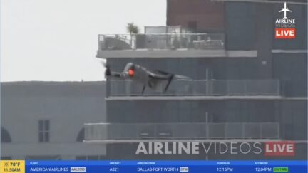 Drone flies near San Diego International Airport