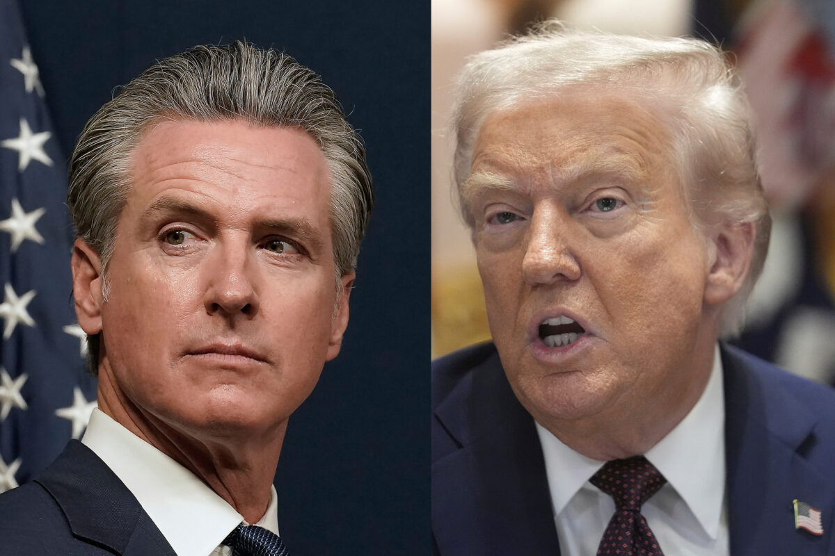 Gavin Newsom, Donald Trump