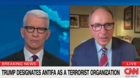 Anderson Cooper and David Axelrod