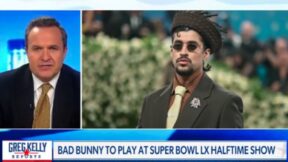 Greg Kelly and Bad Bunny