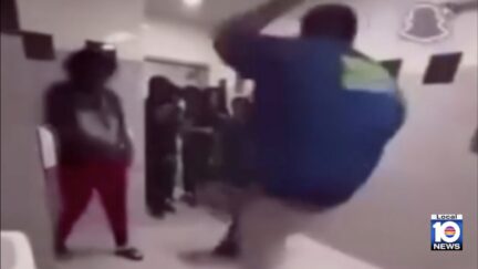 Florida high school football coach fights students