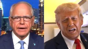 Walz-Hammers-Dictator-Trump-Over-Kimmel-Bombshell-On-MSNBC