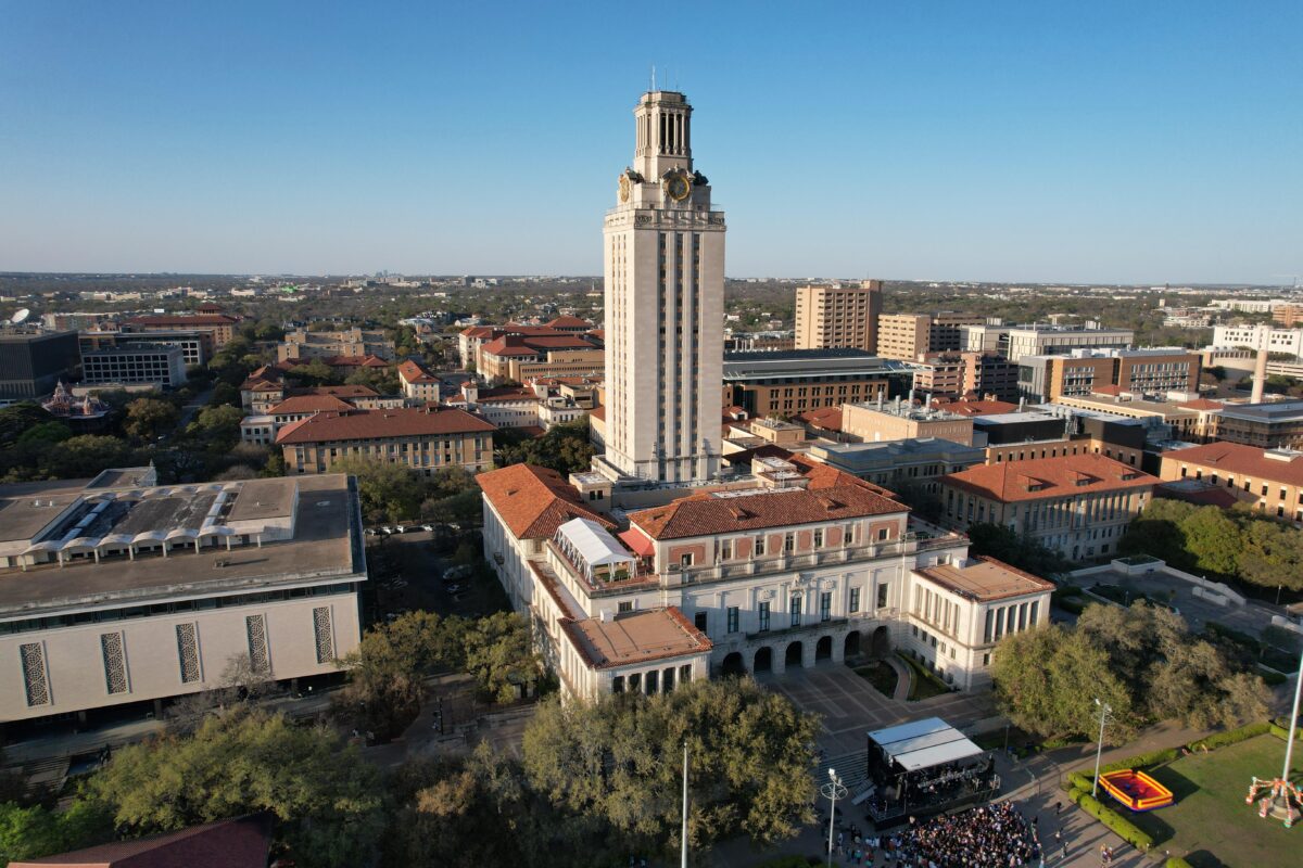 University of Texas at Austin Tower and campus in Austin, Texas