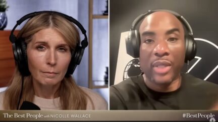 Nicolle Wallace and Charlamagne tha God