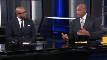Charles Barkley and Kenny Smith