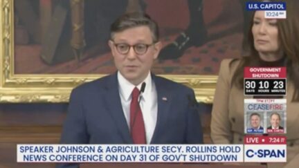 Mike Johnson and Brooke Rollins