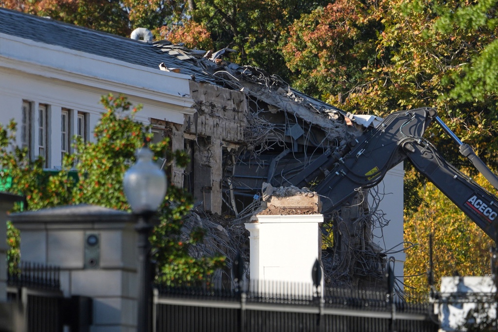 demolition of East Wing of White House