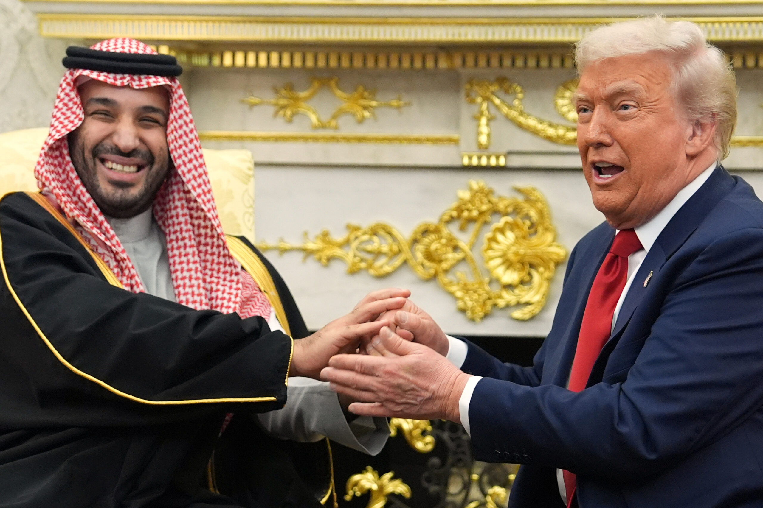 Donald Trump. Mohammed bin Salman