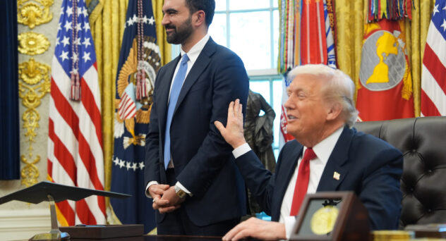 President Donald Trump talks after meeting with New York City Mayor-elect Zohran Mamdani in the Oval Office of the White House, Friday, Nov. 21, 2025, in Washington.