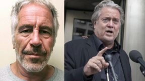 Jeffrey Epstein and Steve Bannon