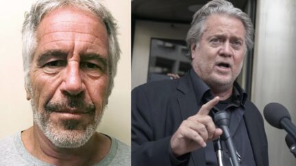 Jeffrey Epstein and Steve Bannon