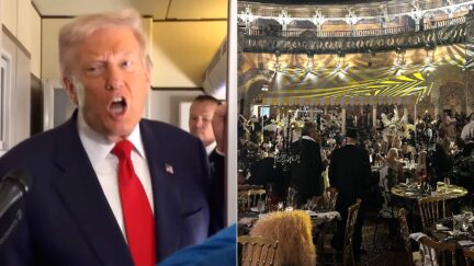 Trump Rants About Paying Food Stamps Amid Glitzy Great Gatsby Gala